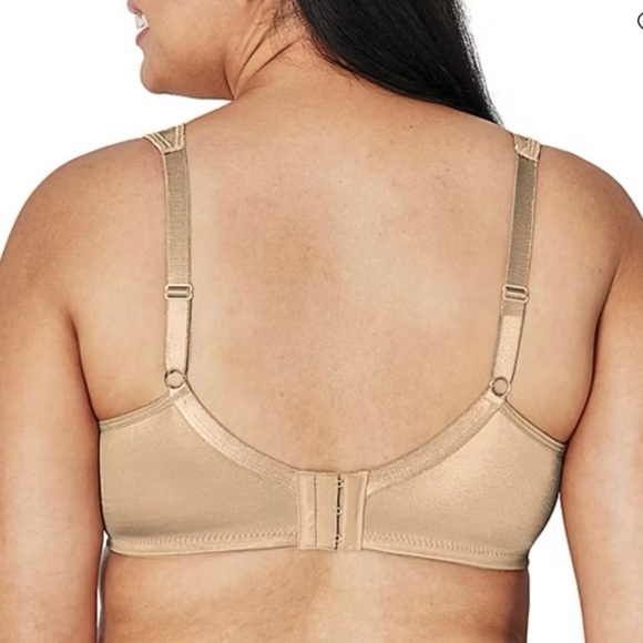 46C Playtex 18 Hour Ultimate Lift & Support Wireless Full Coverage Bra 4745 Nude - Picture 5 of 10